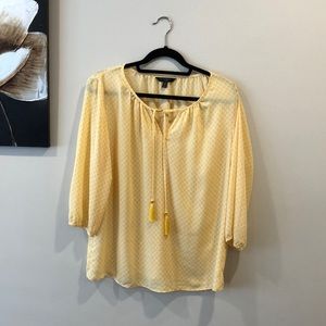 Golden Yellow Pop over Blouse